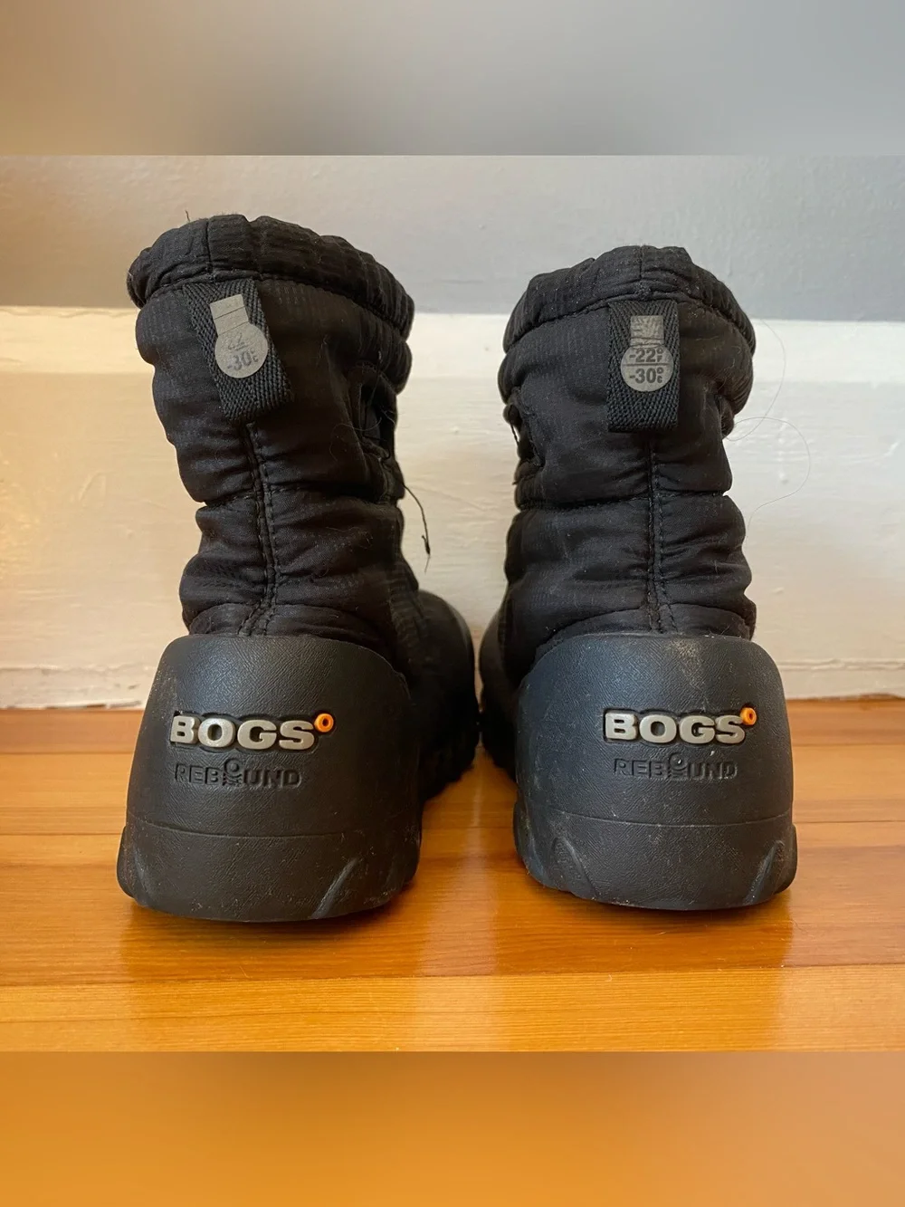 Kids Black Insulated Winter Boot - Bogs